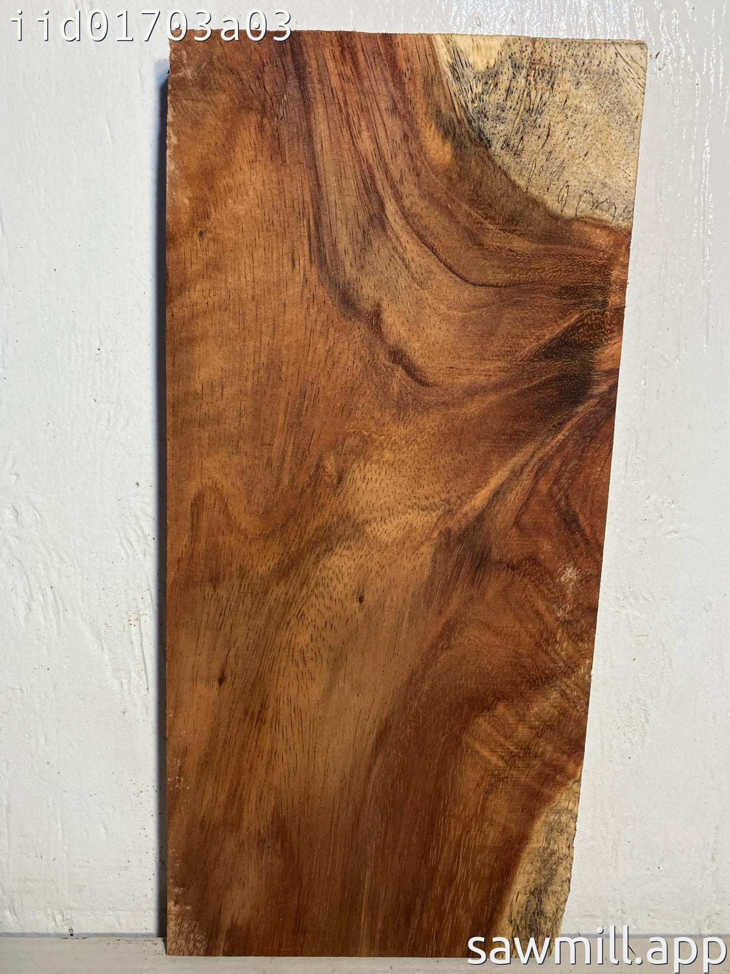 1" x 7" x 15" Chocolate Albizia