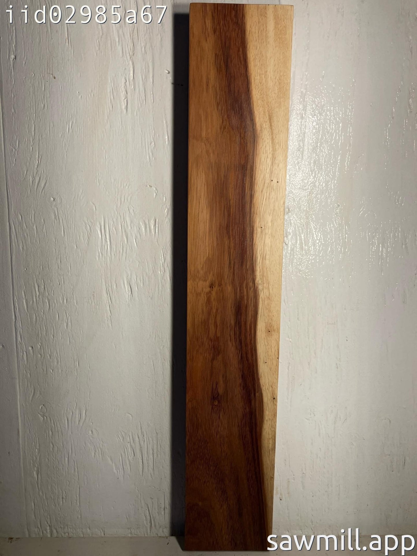 2" x 6" x 35" Chocolate Albizia