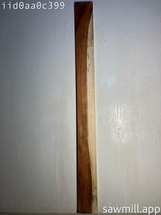 0.5" x 5" x 61" Chocolate Albizia