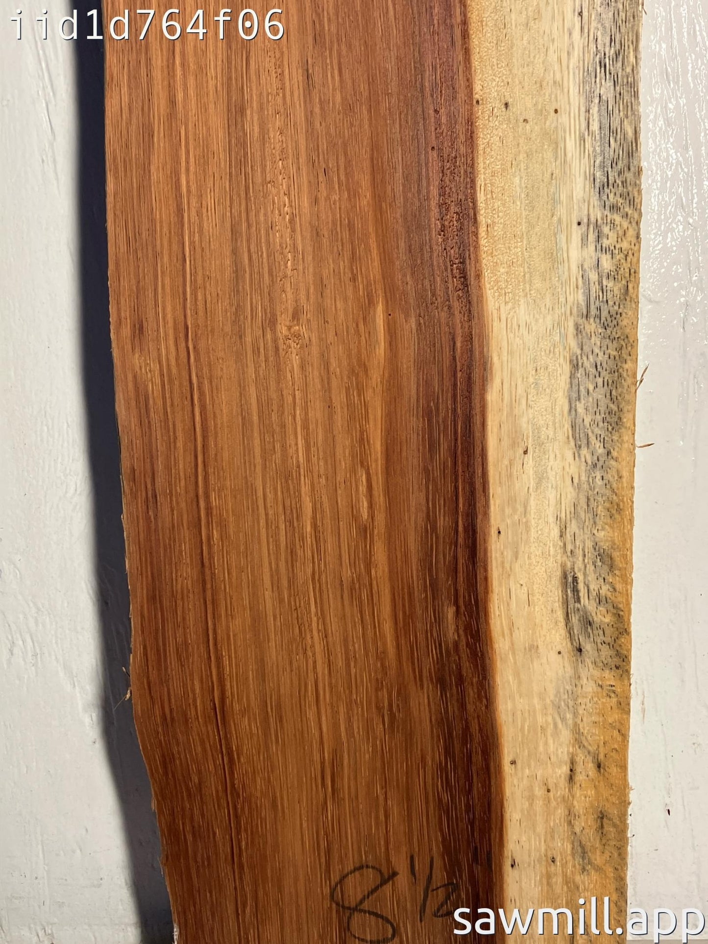 2" x 9" x 37" Chocolate Albizia