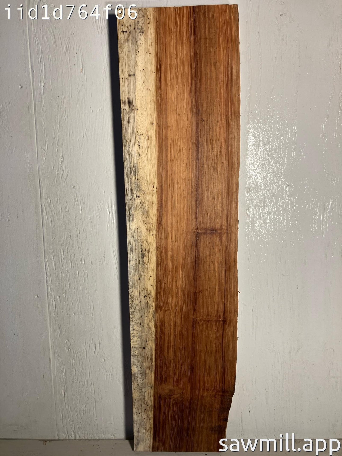 2" x 9" x 37" Chocolate Albizia