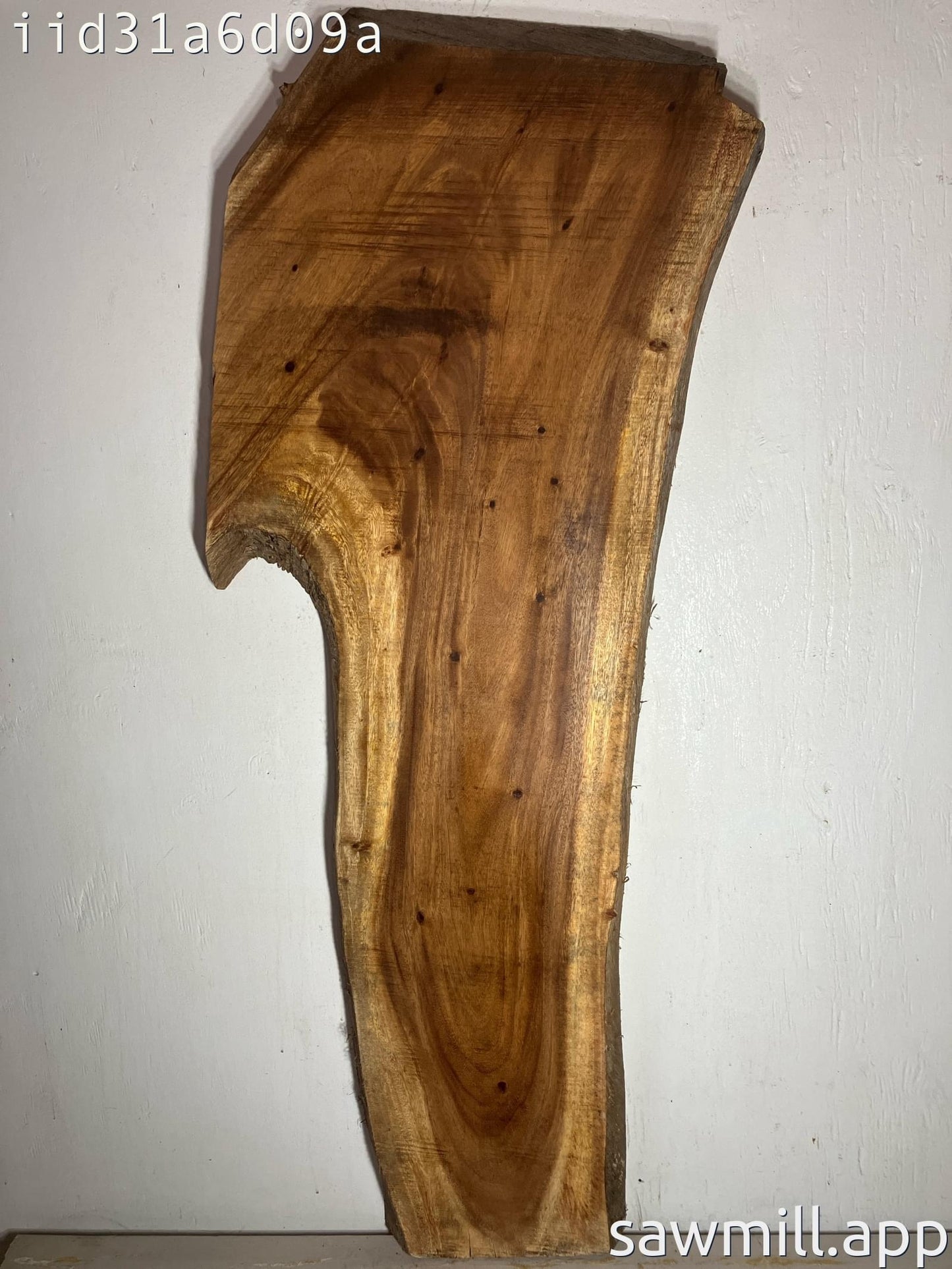 2" x 23" x 57" Monkeypod