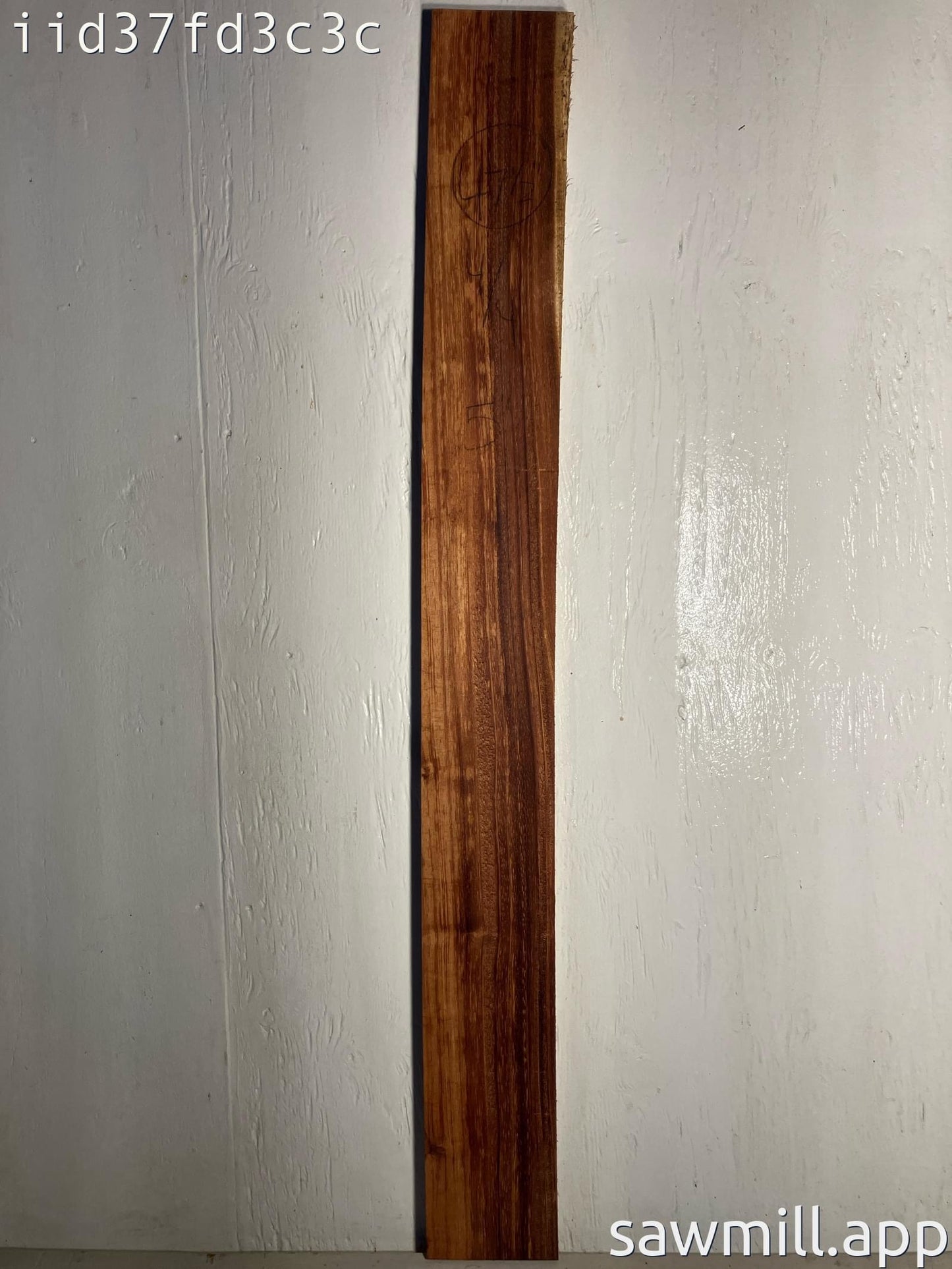 1" x 5" x 47" Chocolate Albizia