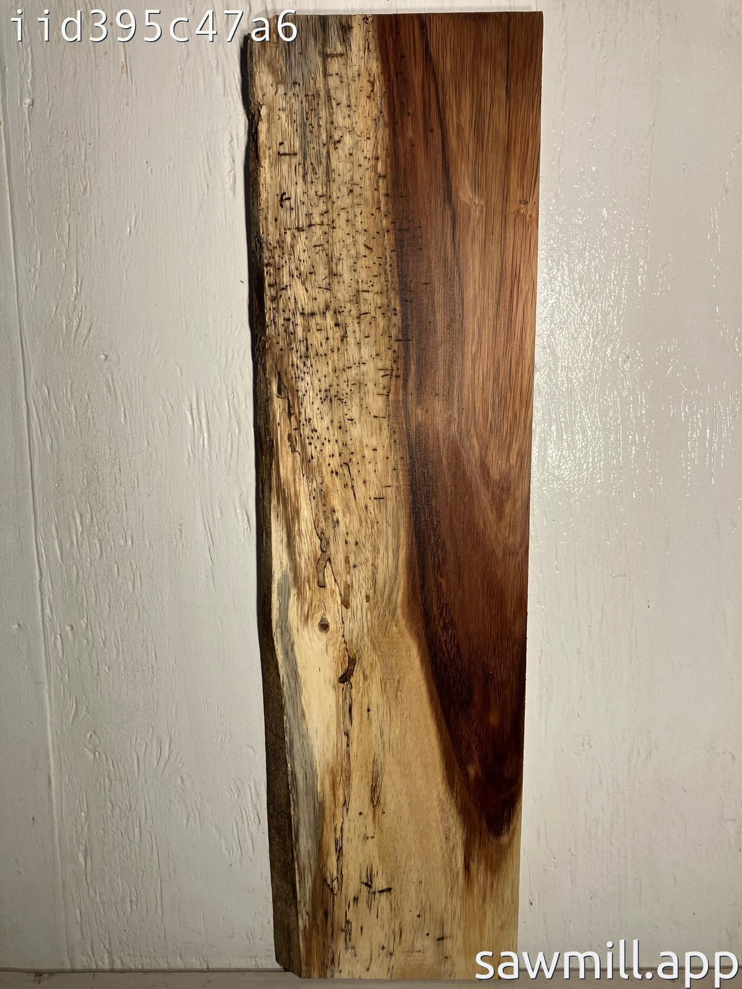 1" x 9" x 34" Chocolate Albizia