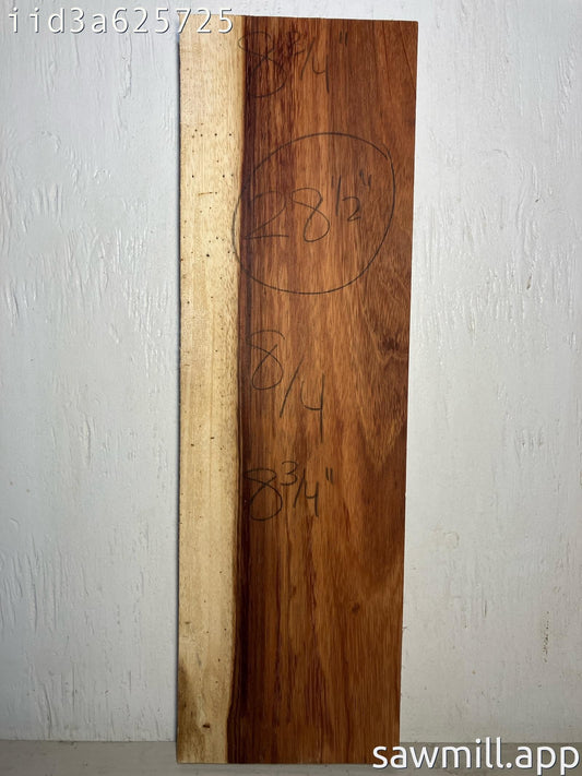 2" x 8" x 28" Chocolate Albizia