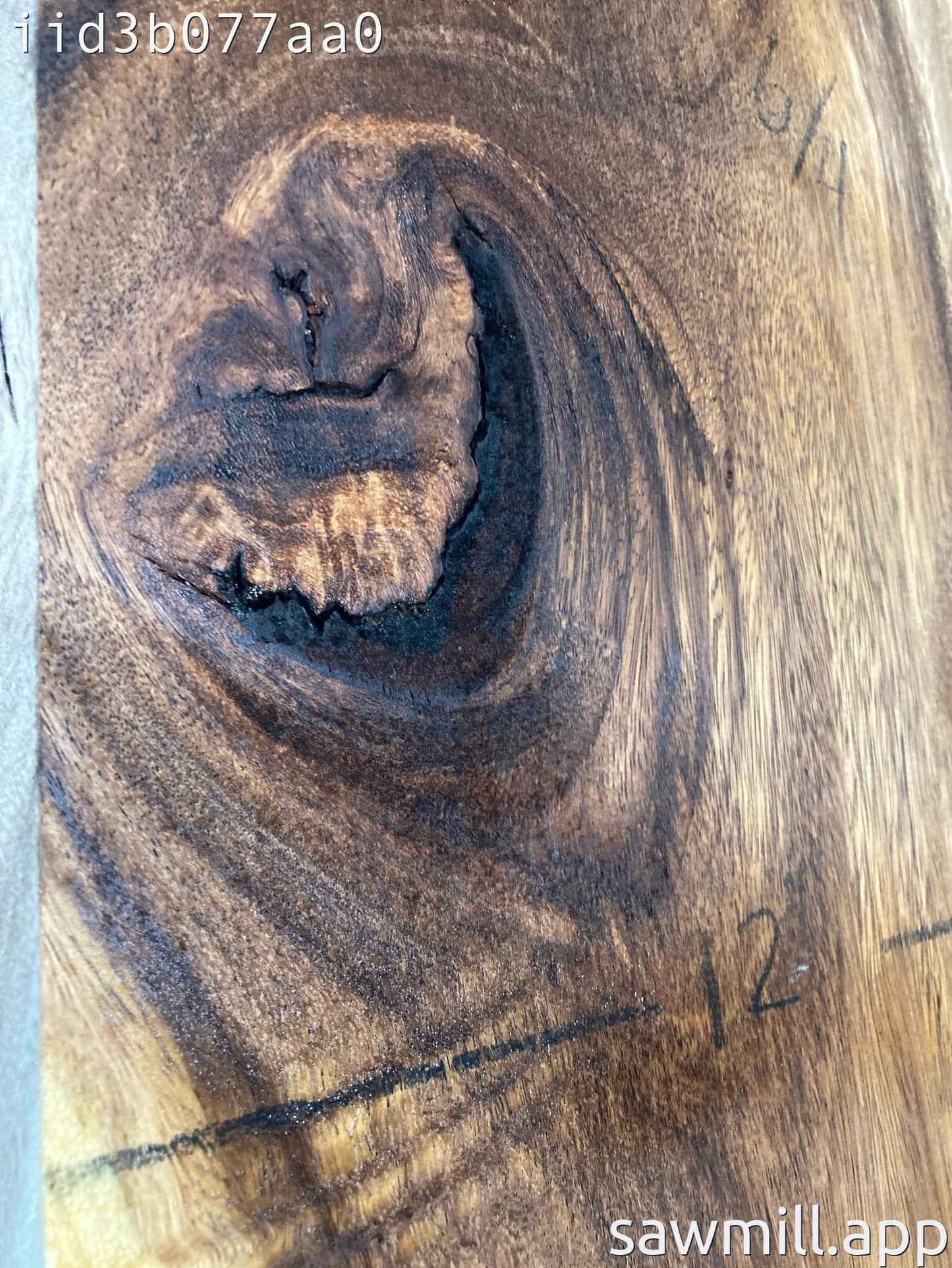 1.5" x 13" x 44" Monkeypod
