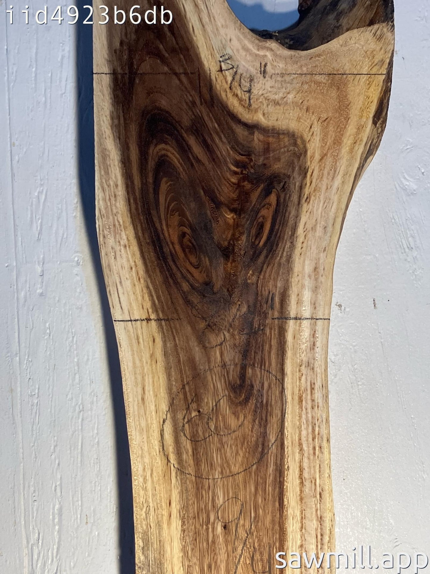 2.25" x 8" x 60" Monkeypod