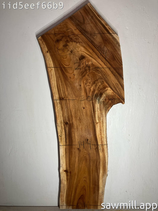 2" x 22" x 60" Monkeypod