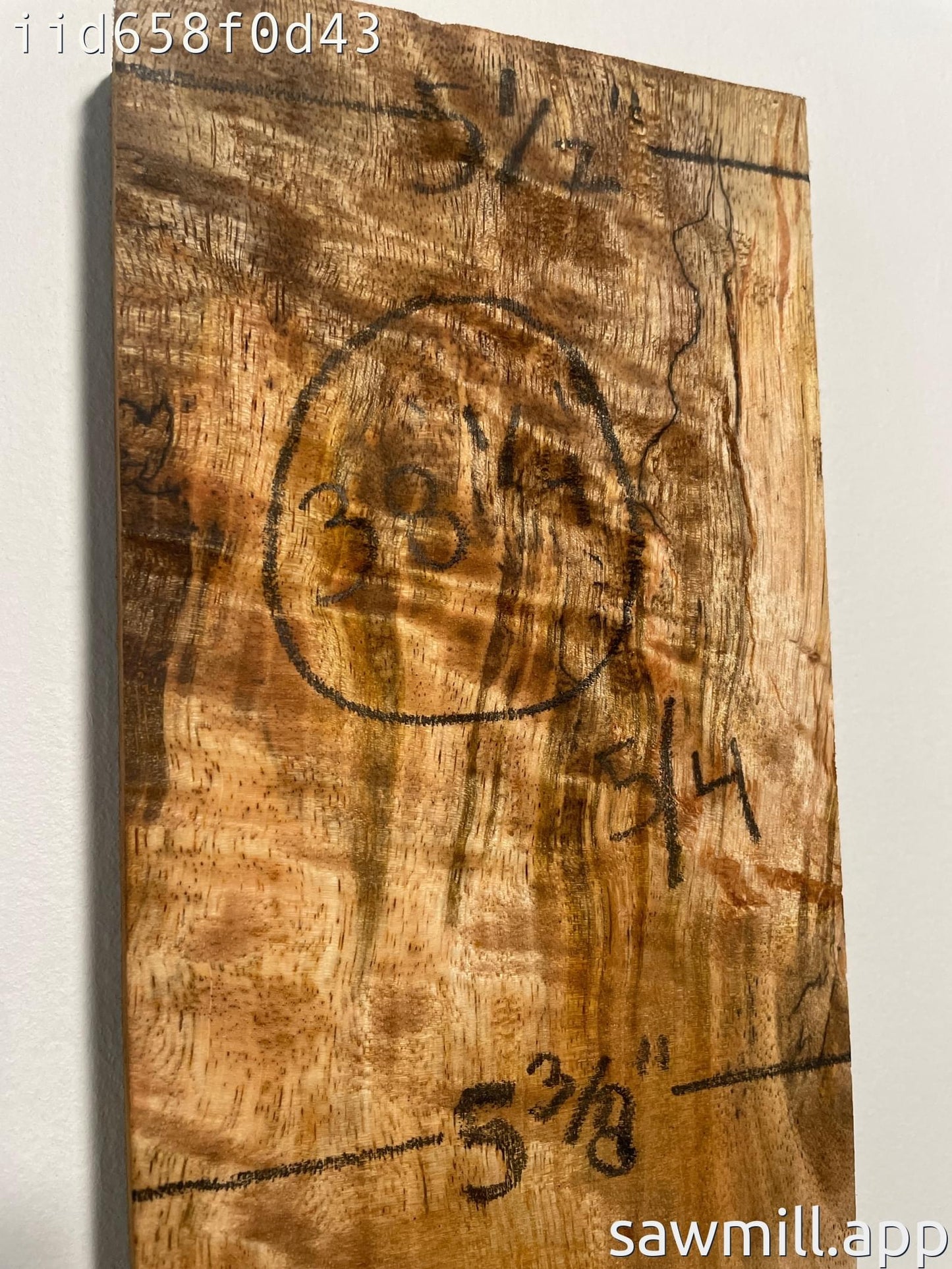 1.25" x 5" x 38" Mango