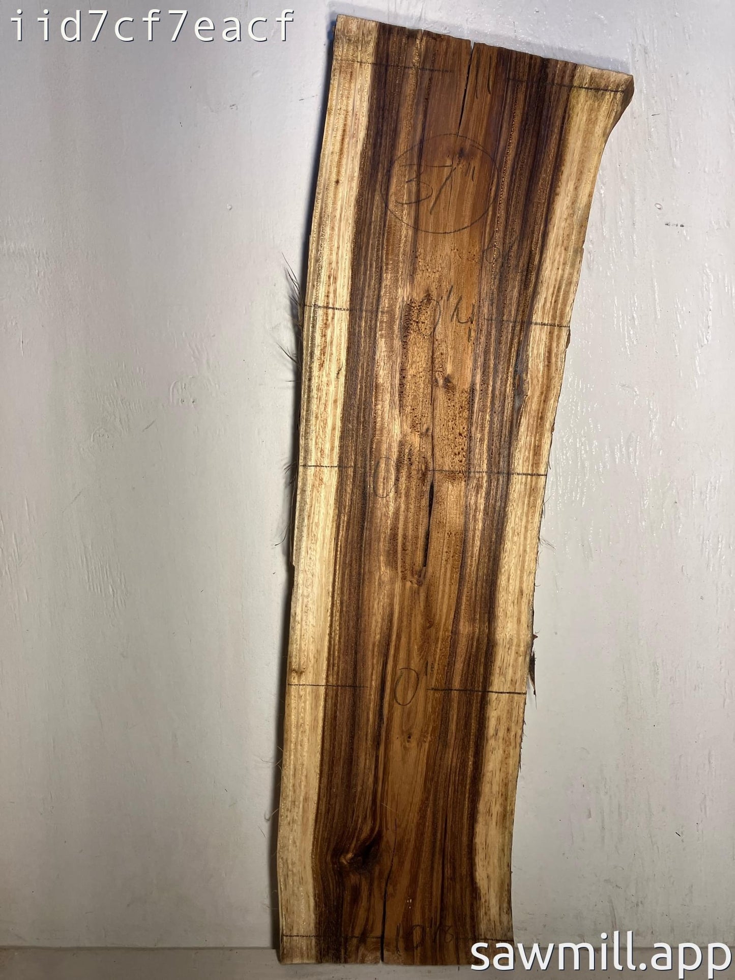 1.5" x 10" x 37" Monkeypod