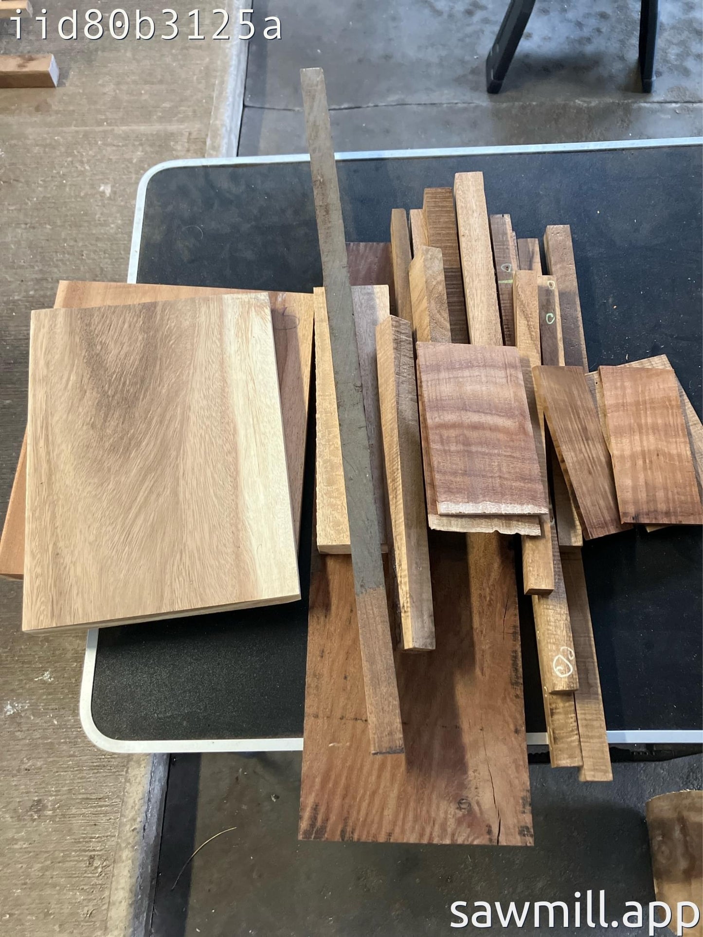 1" x 8" x 11" Monkeypod