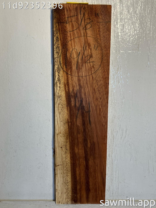 1" x 5" x 19" Chocolate Albizia