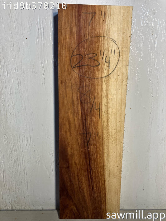 2" x 7" x 23" Chocolate Albizia