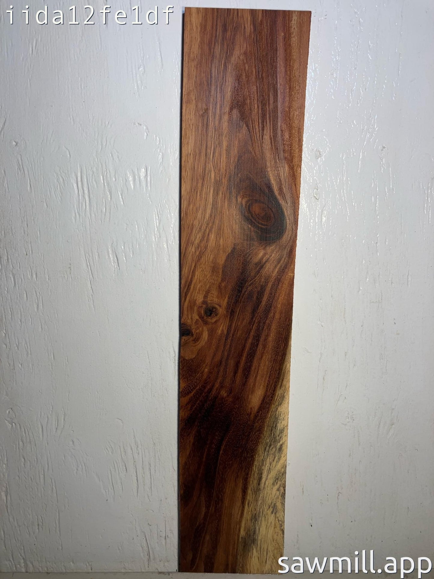 0.5" x 5" x 30" Chocolate Albizia