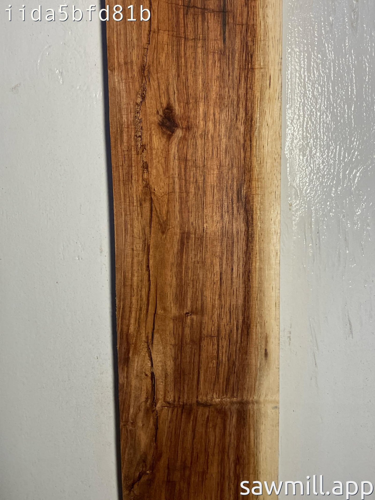 1.25" x 6" x 43" Chocolate Albizia