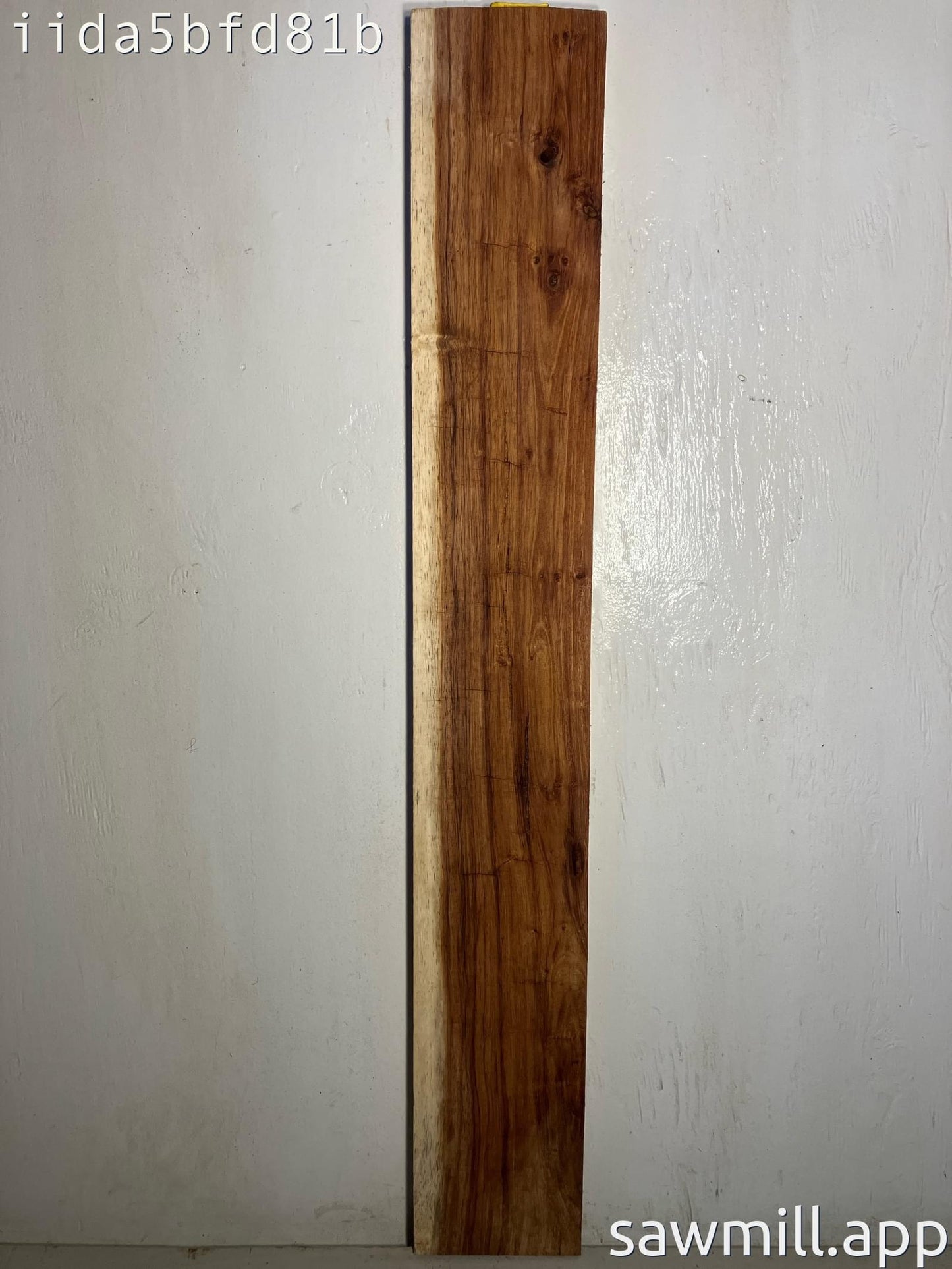 1.25" x 6" x 43" Chocolate Albizia