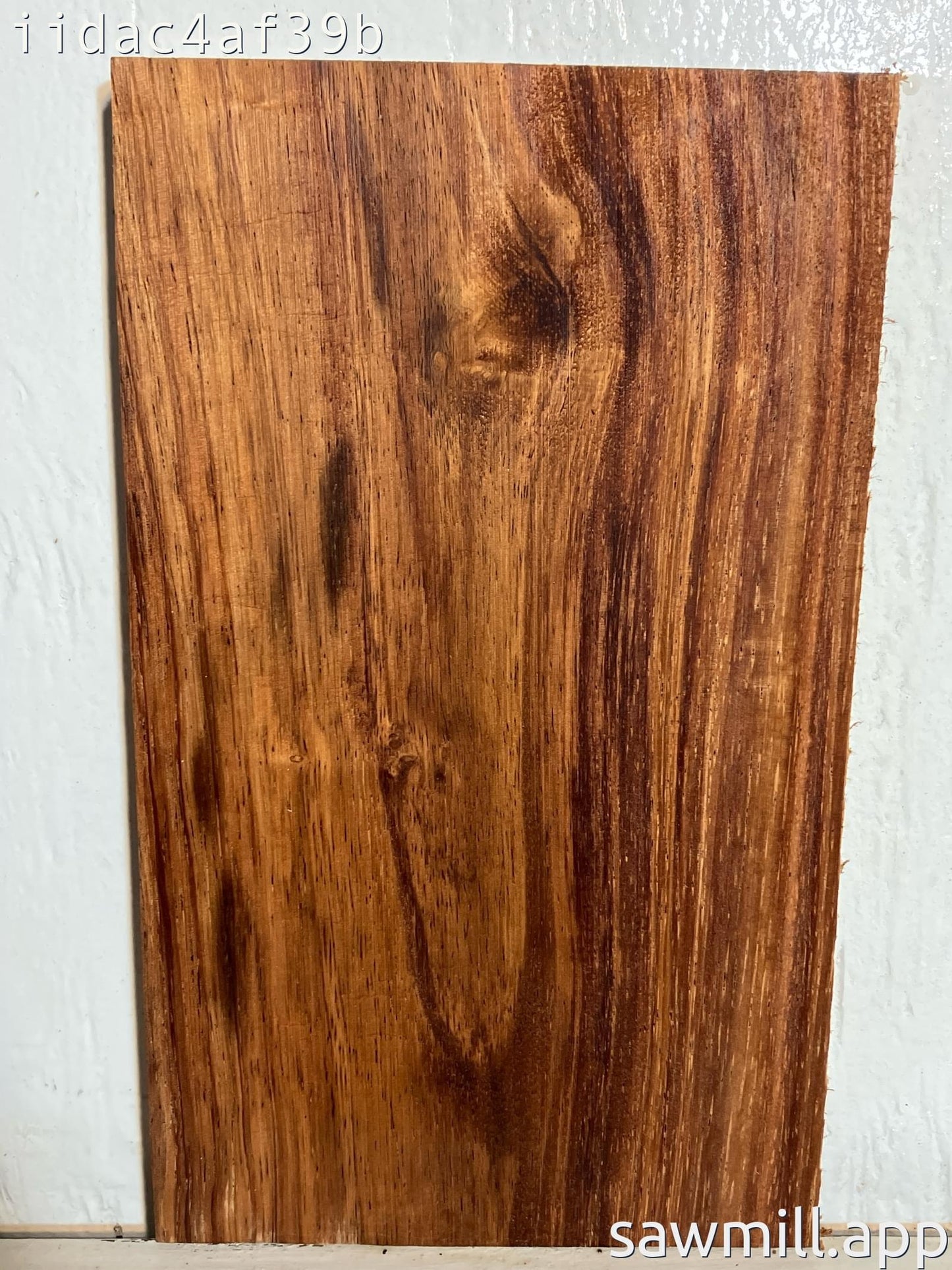 0.75" x 6" x 10" Chocolate Albizia