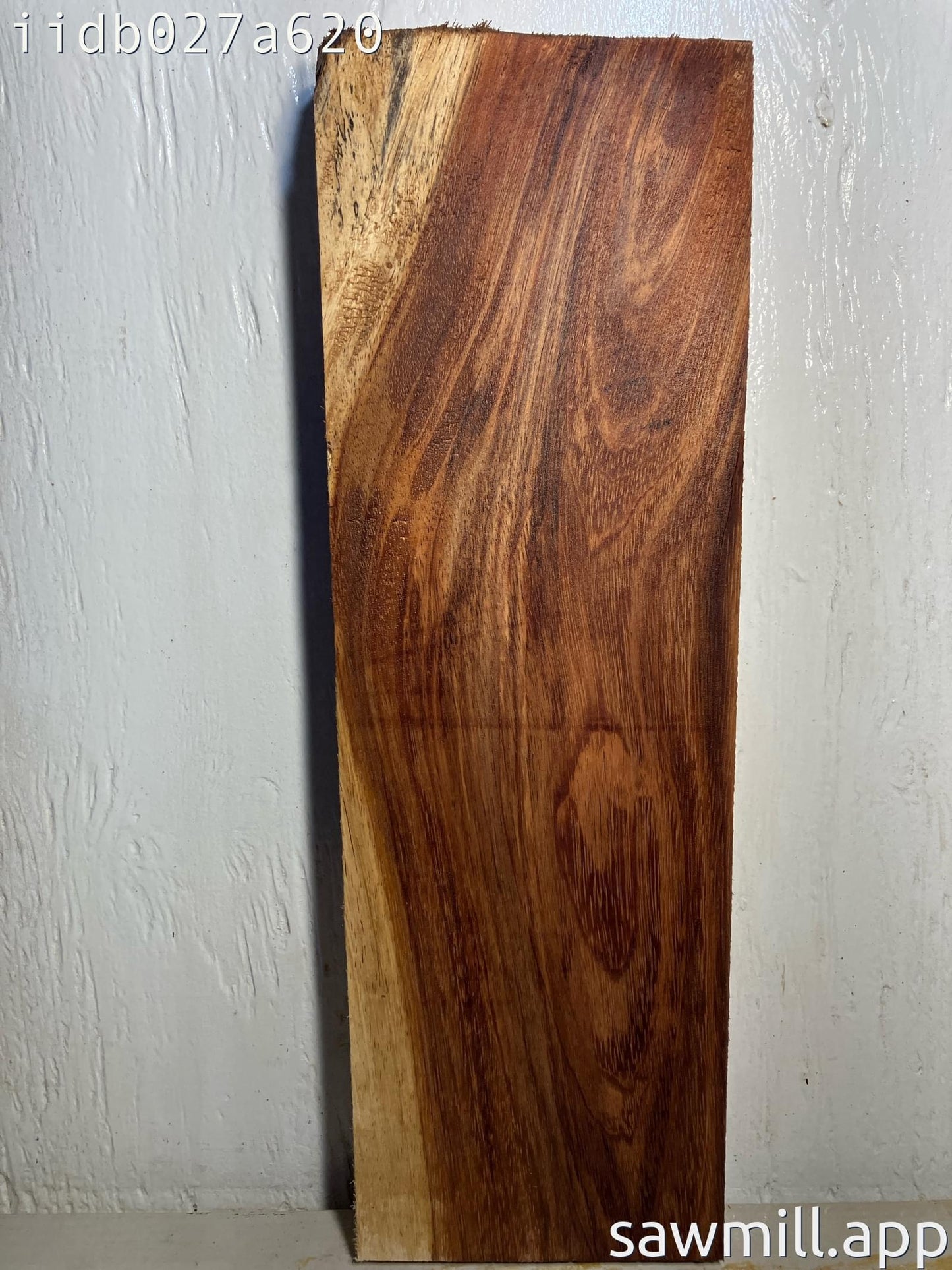 2" x 7" x 22" Chocolate Albizia