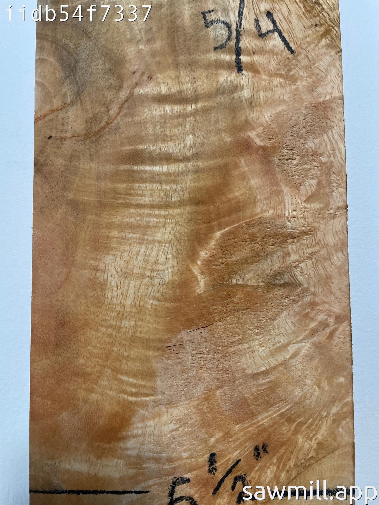 1.25" x 5" x 38" Mango
