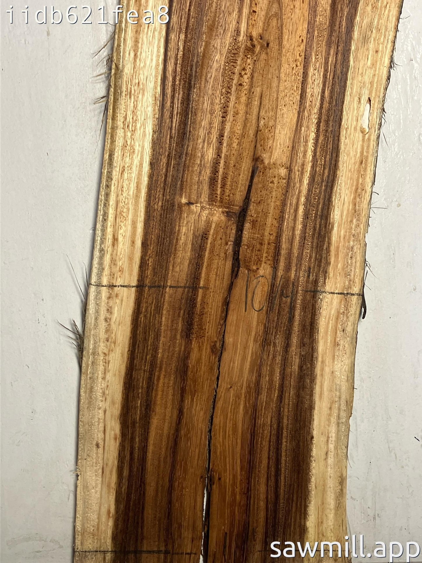 1.25" x 10" x 37" Monkeypod