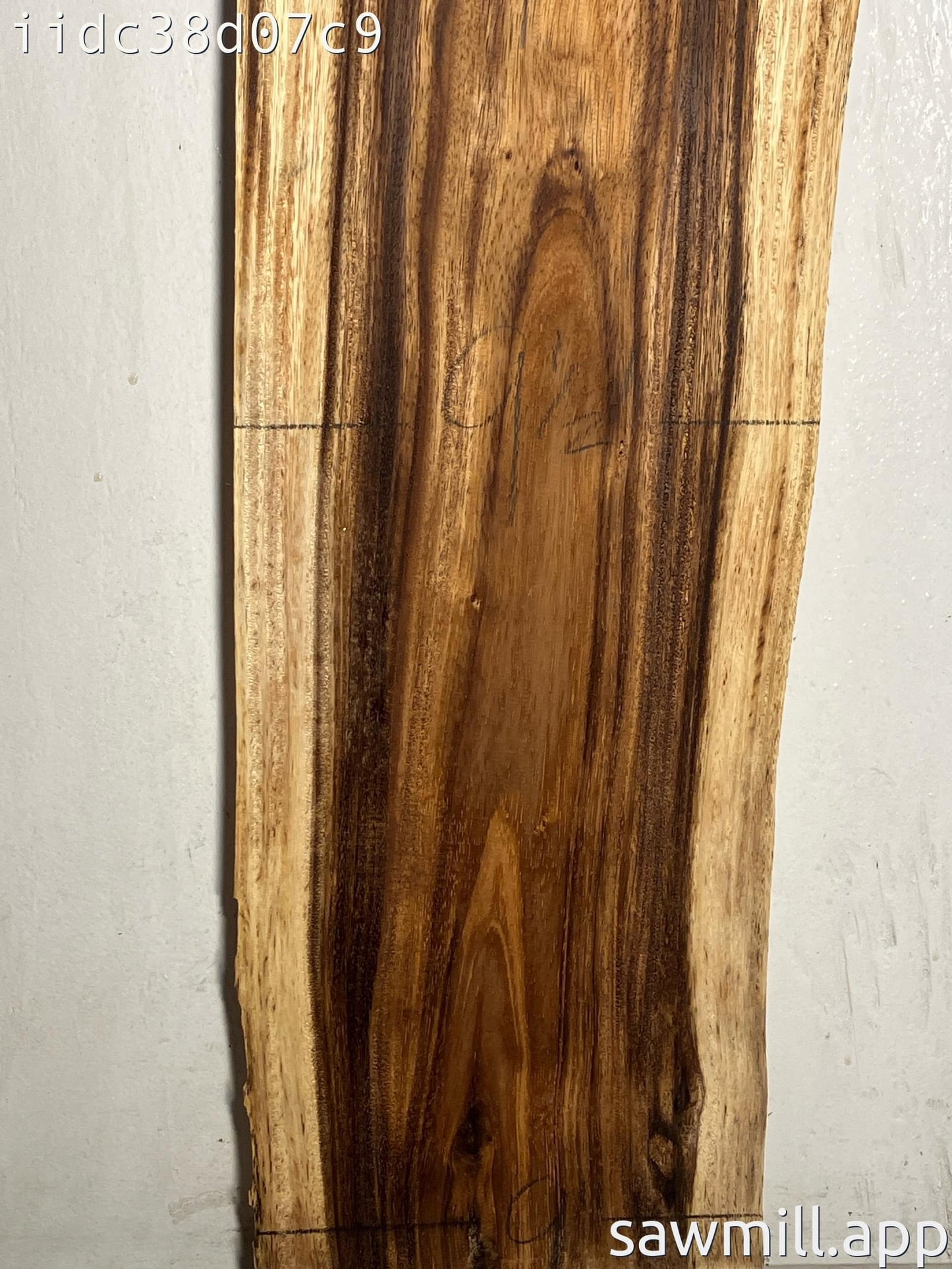 1.5" x 11" x 37" Monkeypod