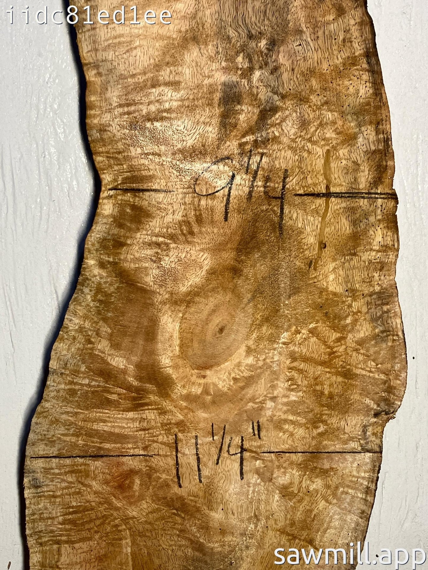 1.25" x 11" x 39" Mango