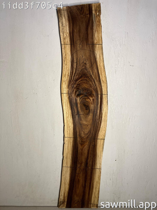 1.25" x 9" x 41" Monkeypod