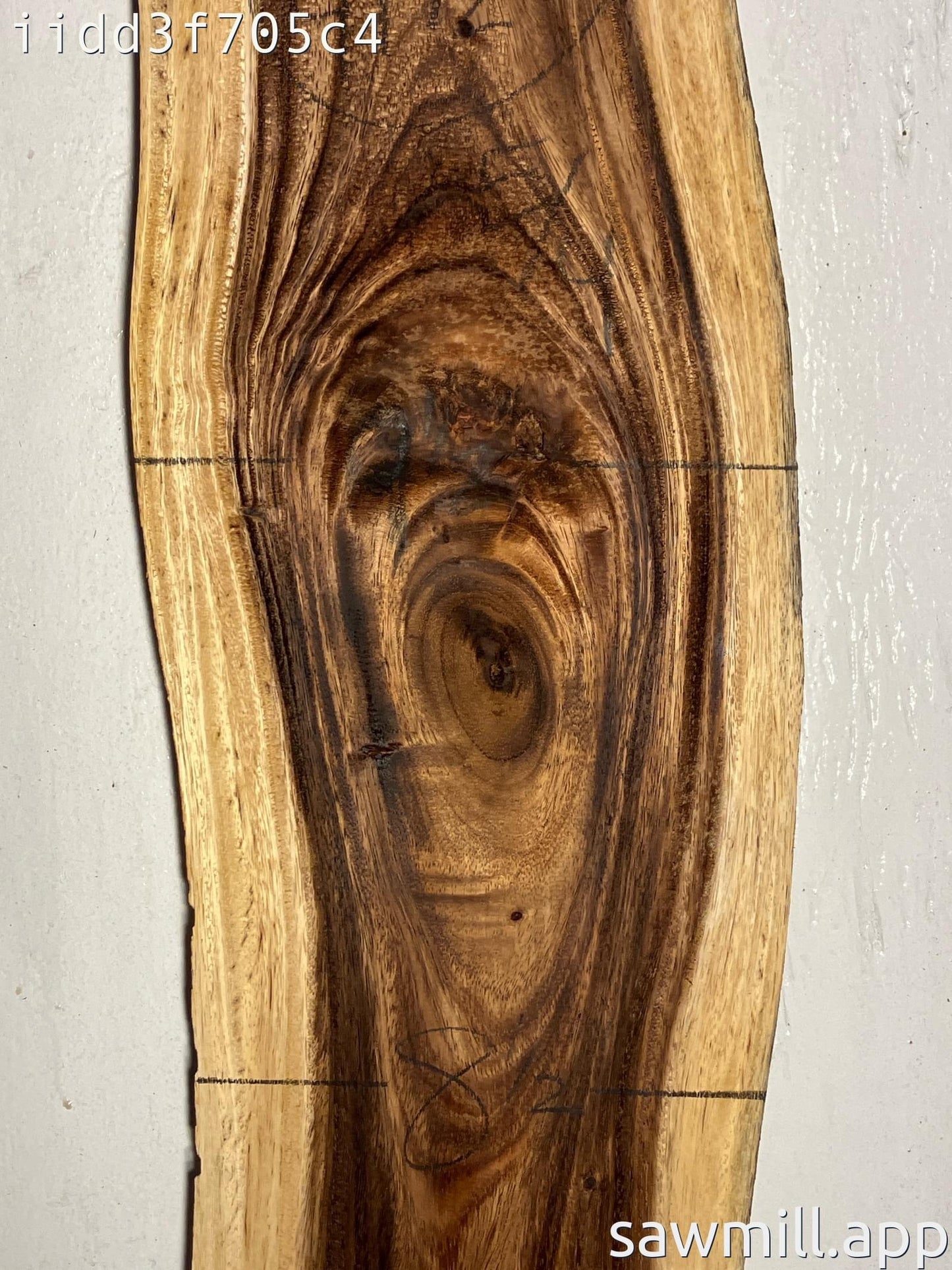 1.25" x 9" x 41" Monkeypod