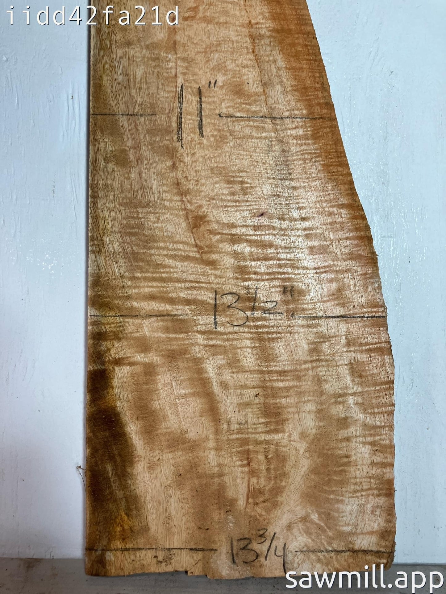 2" x 13" x 70" Mango