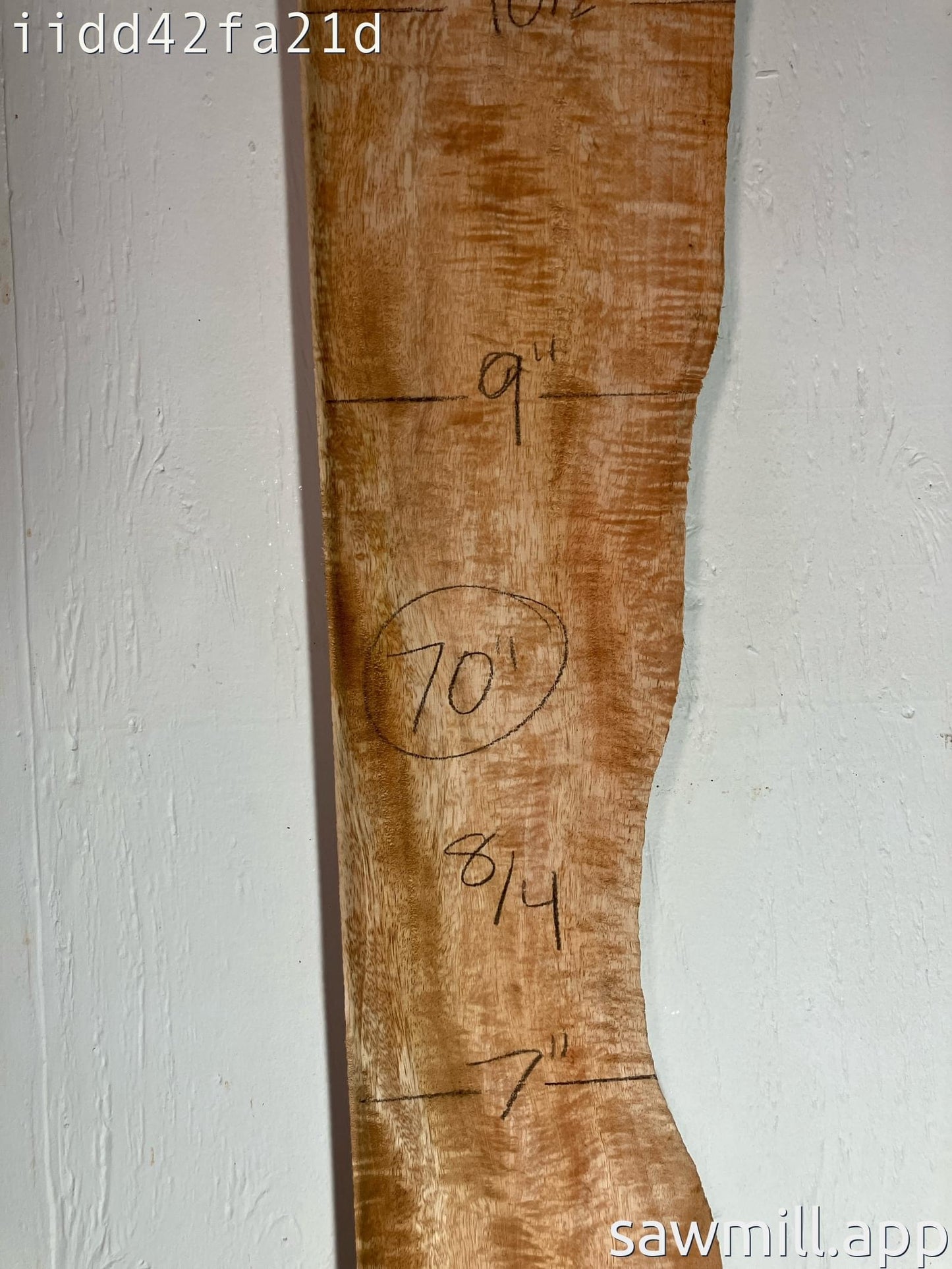 2" x 13" x 70" Mango