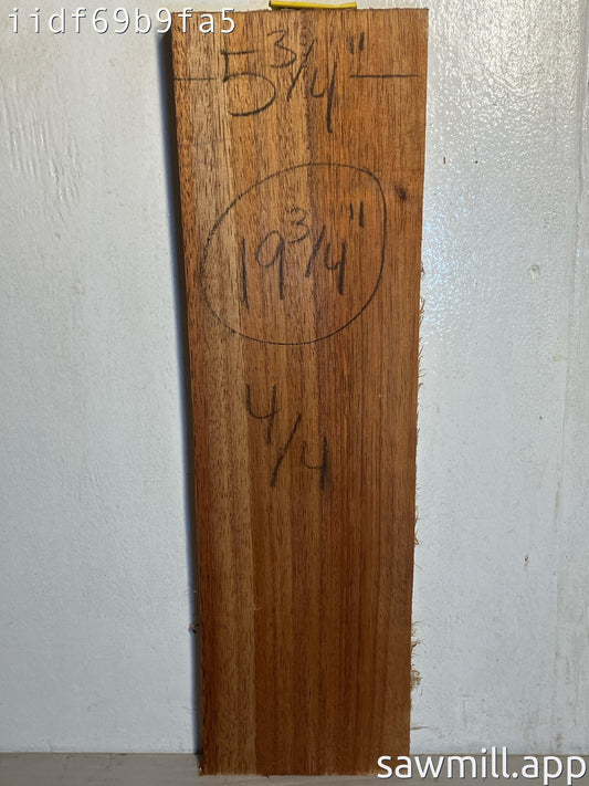 1" x 5" x 19" Albizia