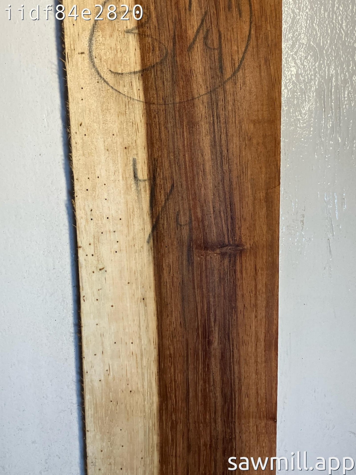 1" x 7" x 31" Chocolate Albizia