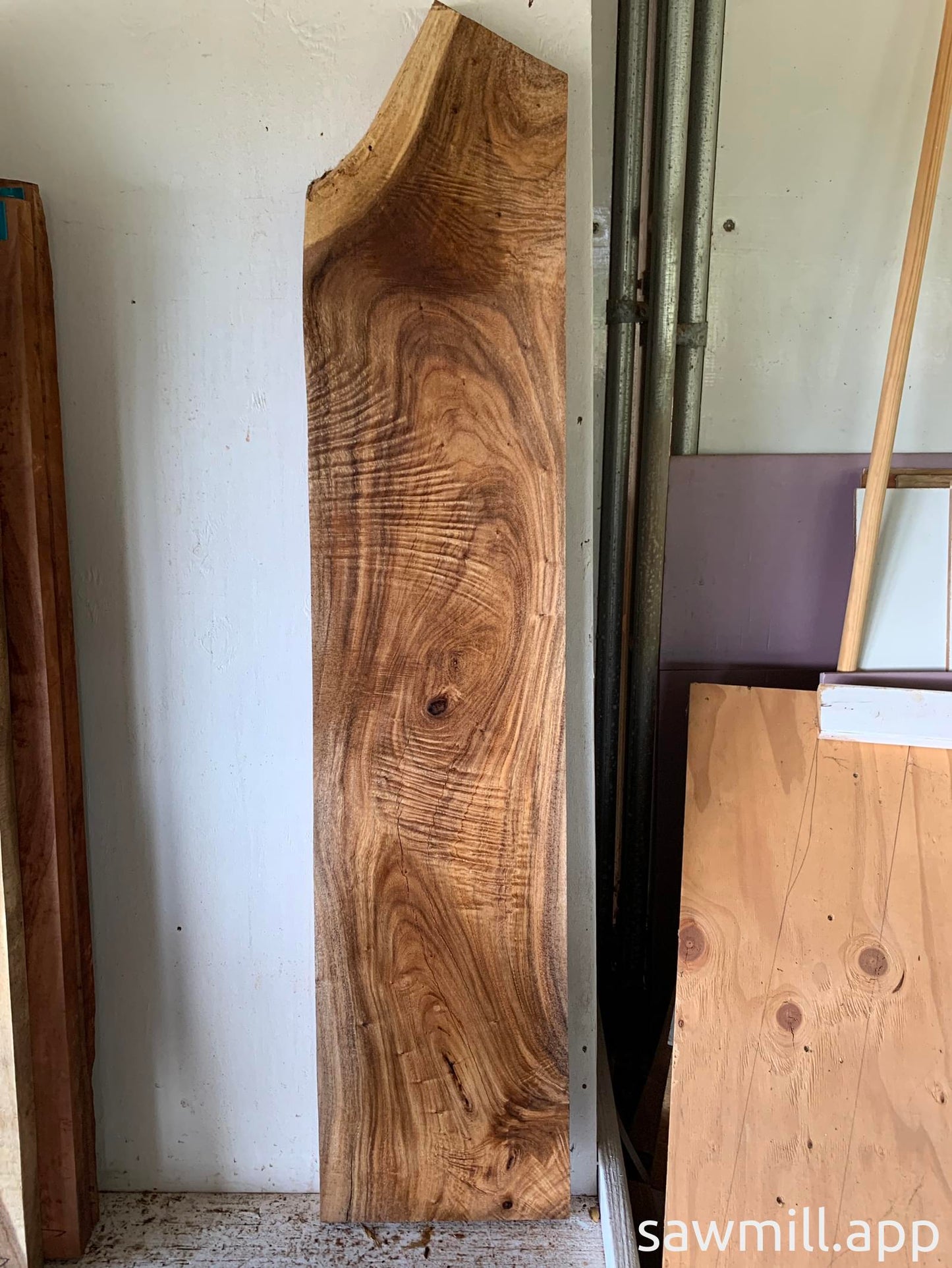 2" x 15" x 61" Monkeypod