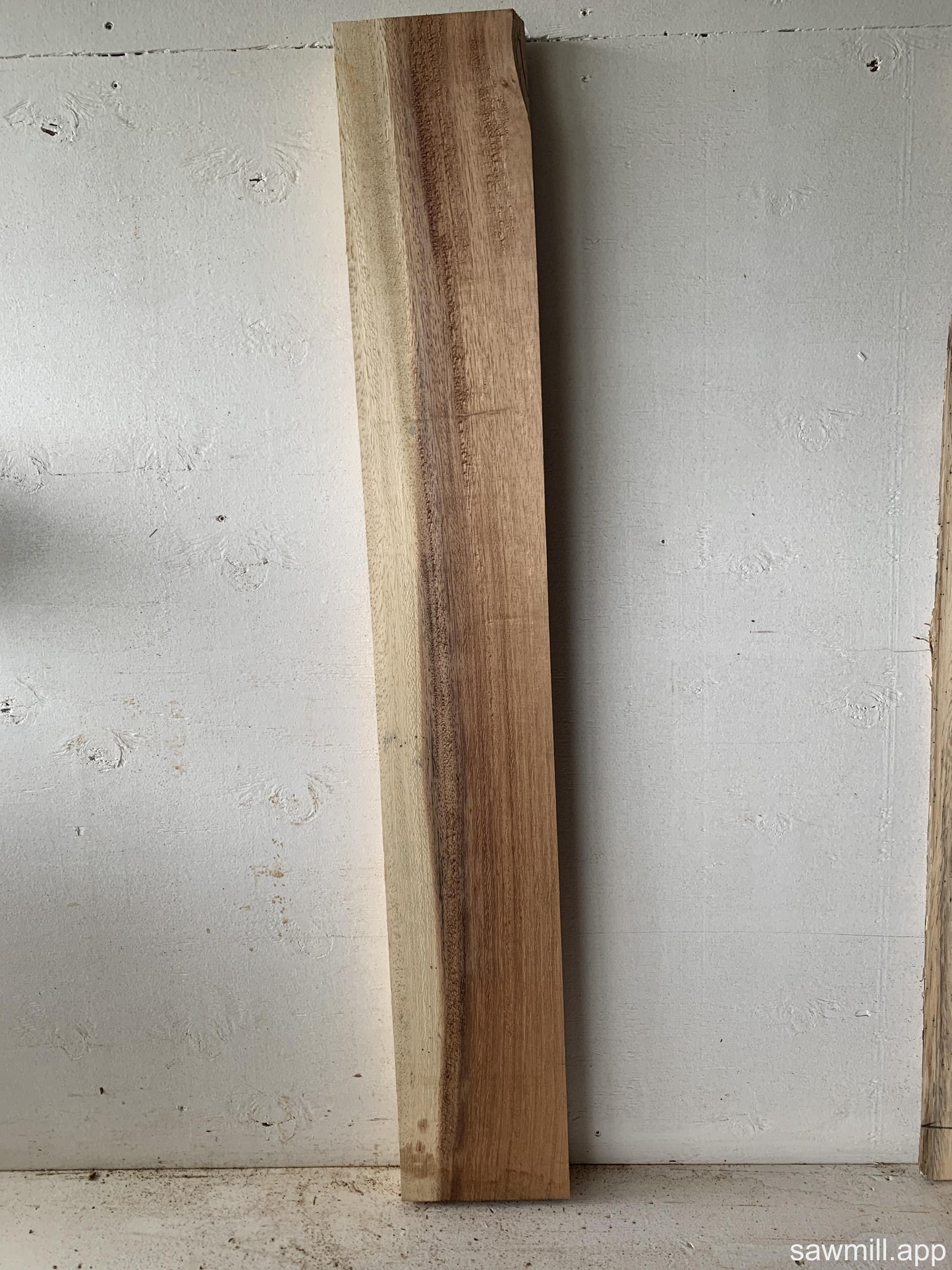 2" x 7" x 47" Chocolate Albizia