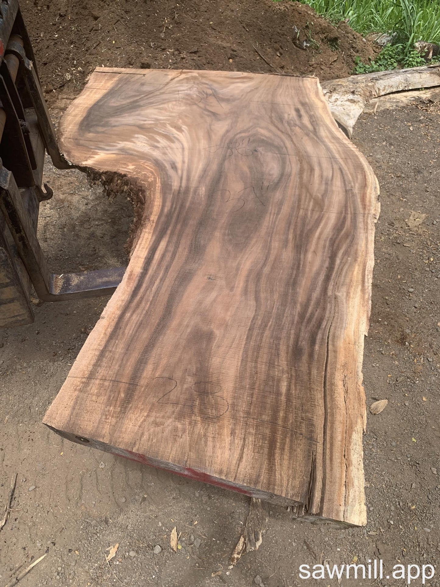 3" x 58" x 92" Monkeypod