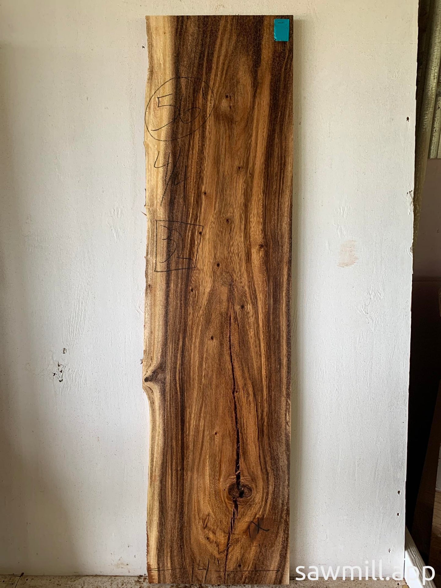 1" x 14" x 56" Monkeypod
