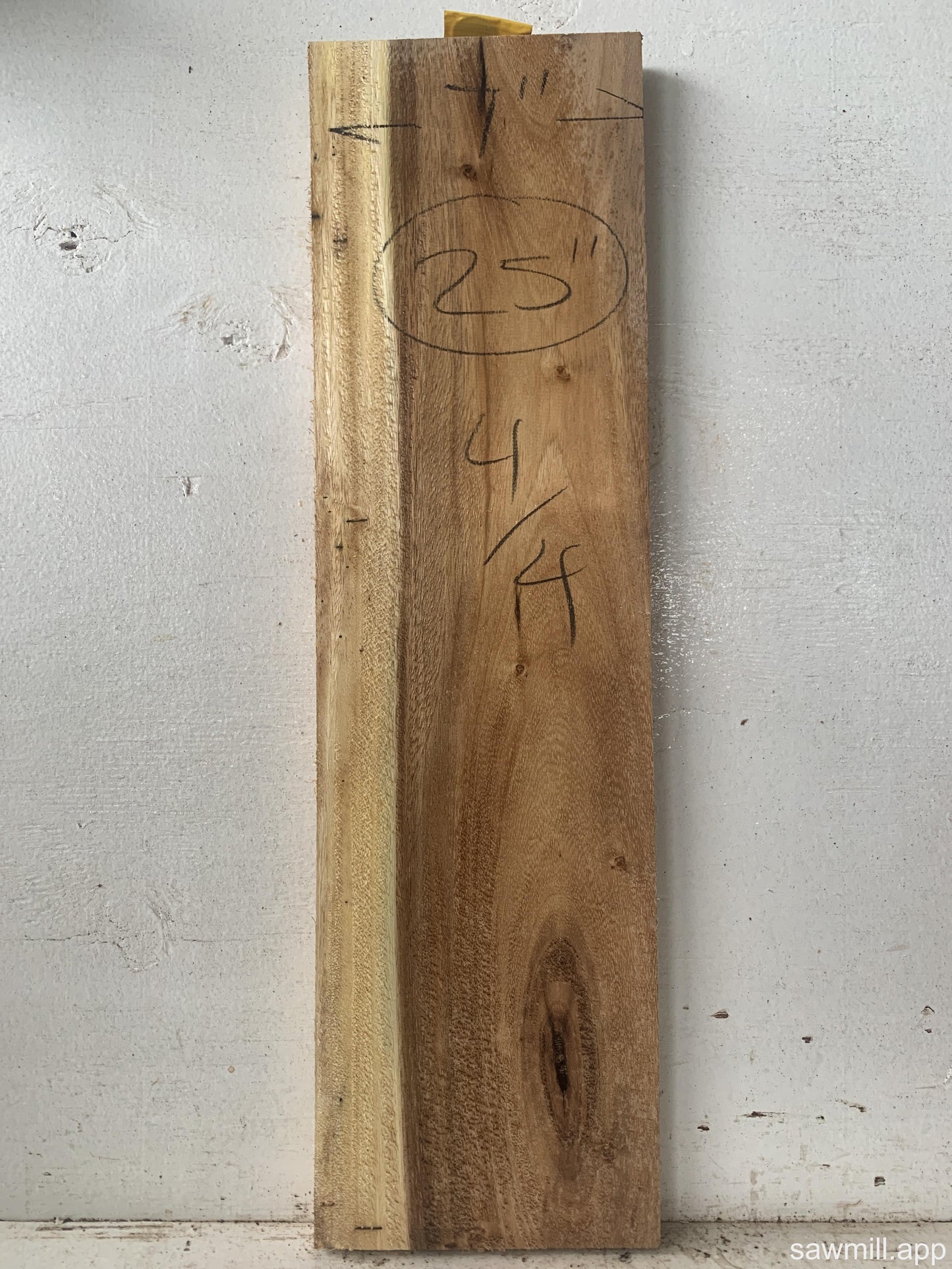 1" x 7" x 25" Monkeypod