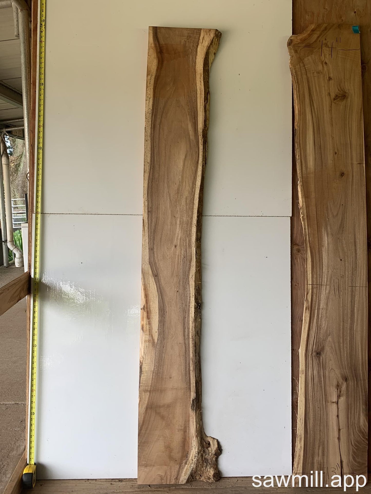 1.5" x 14" x 84" Monkeypod