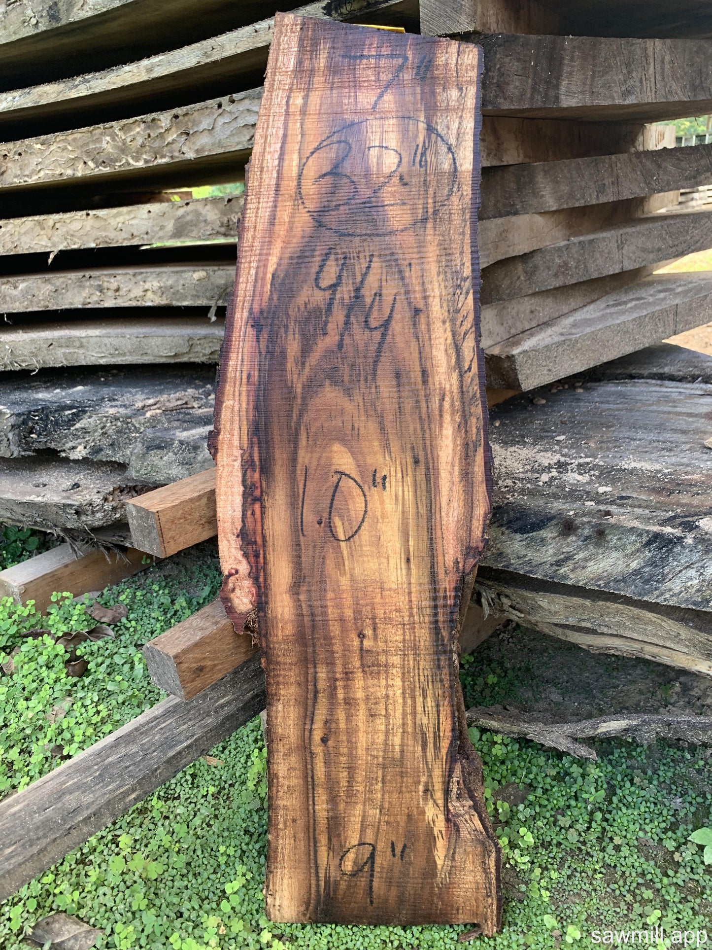 1" x 10" x 32" Koa