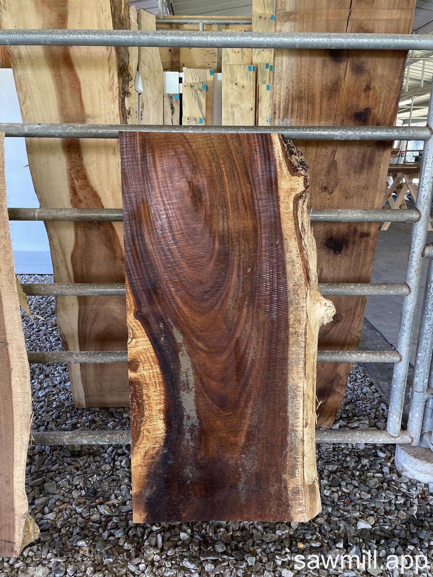 2.25" x 25" x 51" Monkeypod