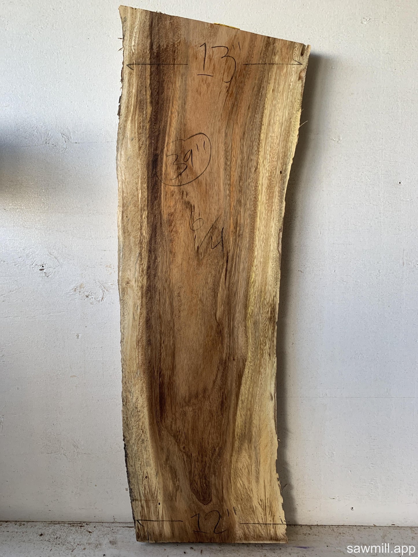 1.5" x 13" x 39" Monkeypod