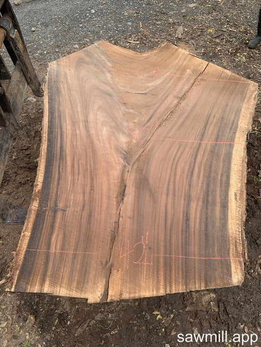 2.5" x 63" x 80" Monkeypod