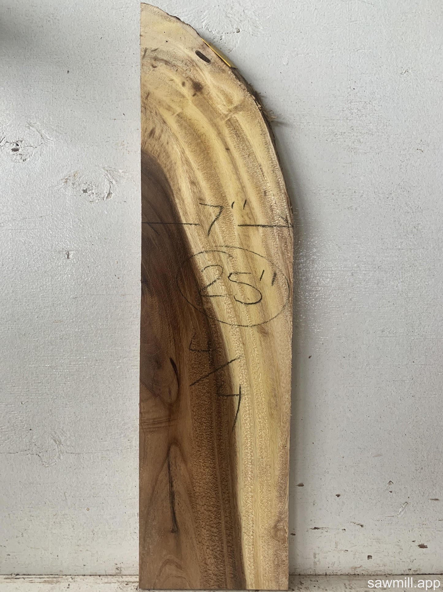 1" x 7" x 25" Monkeypod