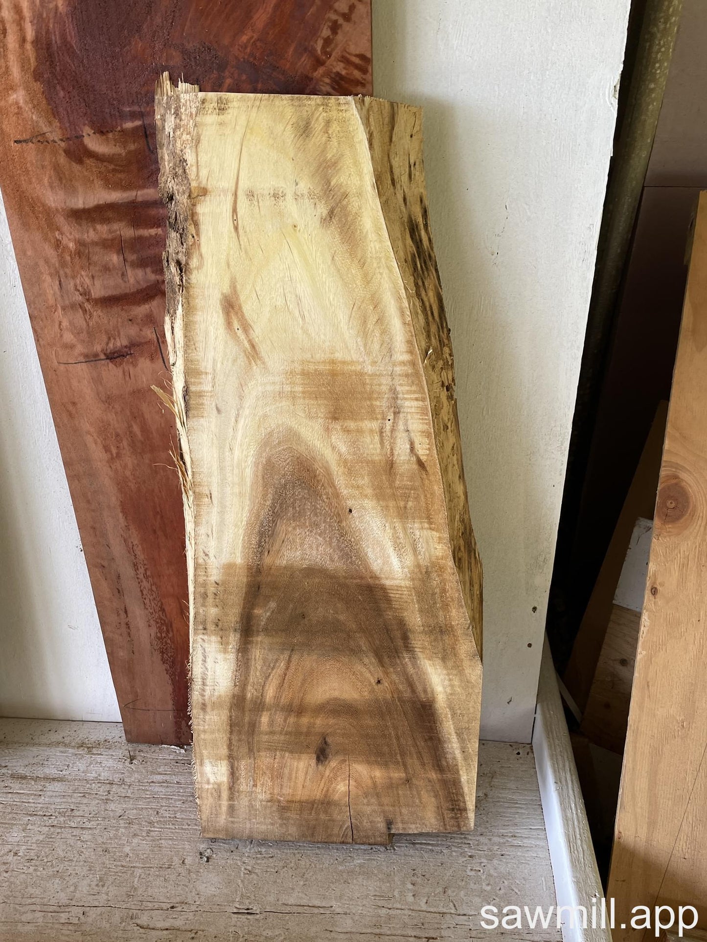 2" x 14" x 35" Monkeypod