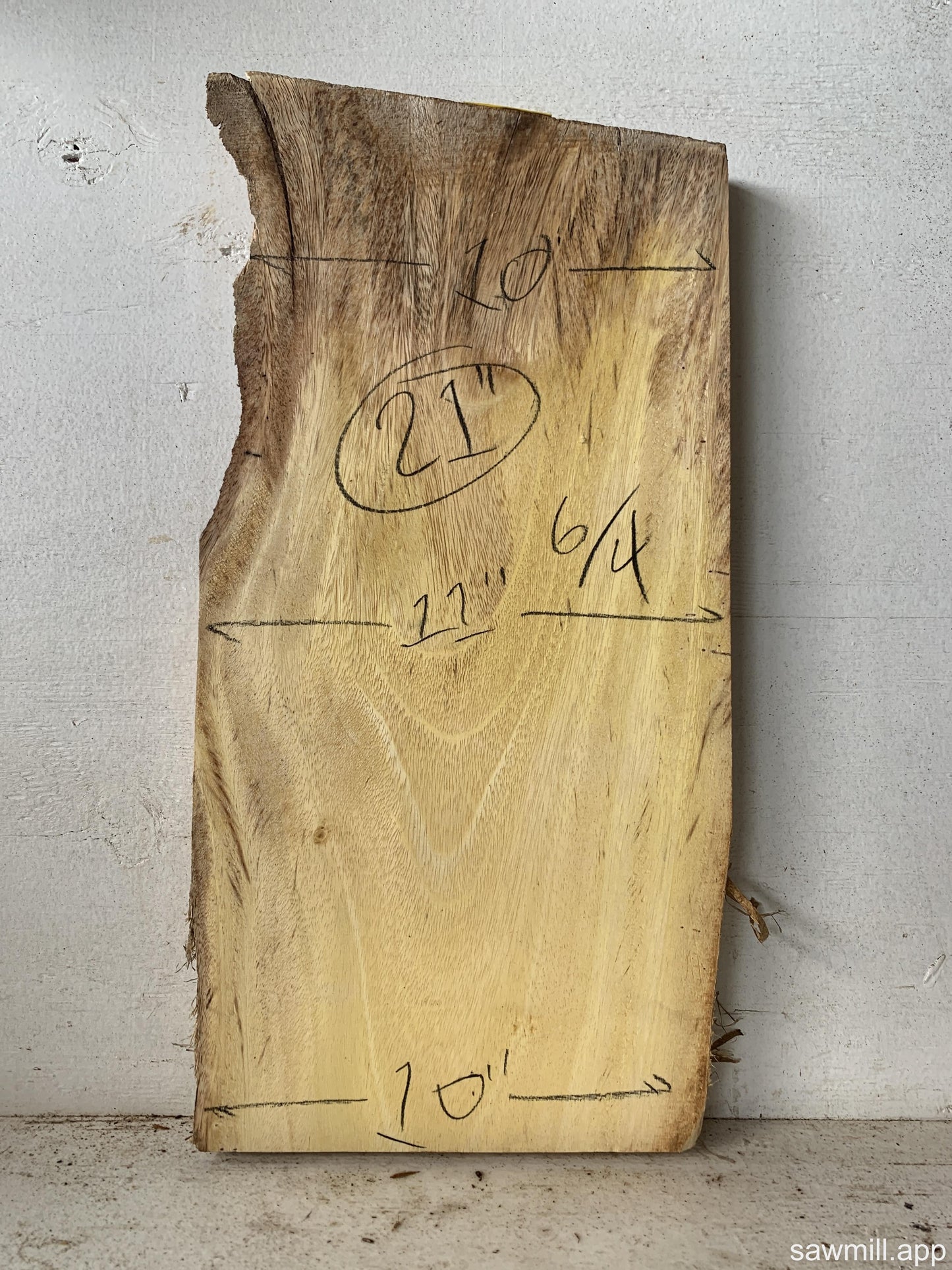1.5" x 11" x 21" Monkeypod