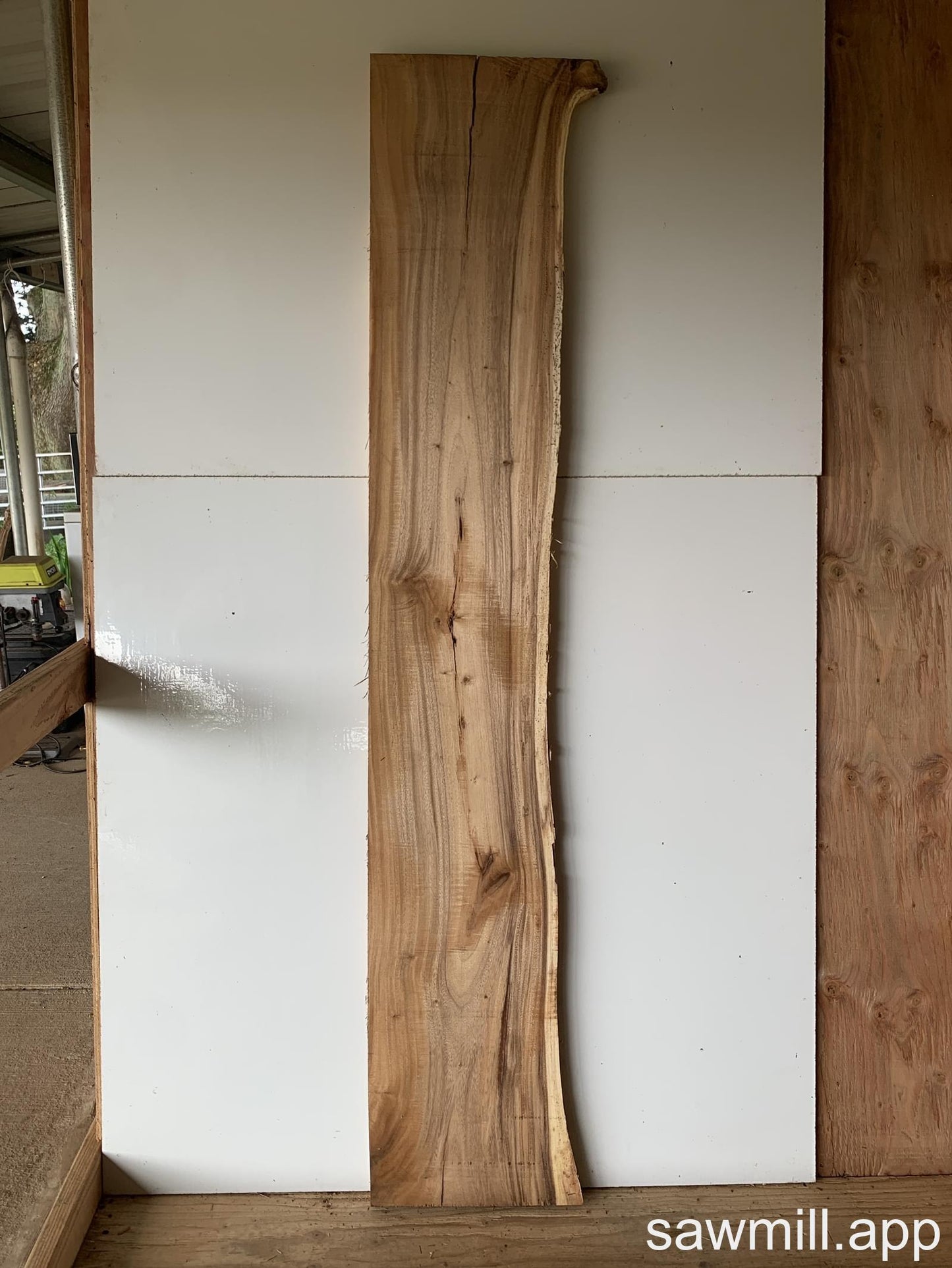 1.5" x 12" x 75" Monkeypod