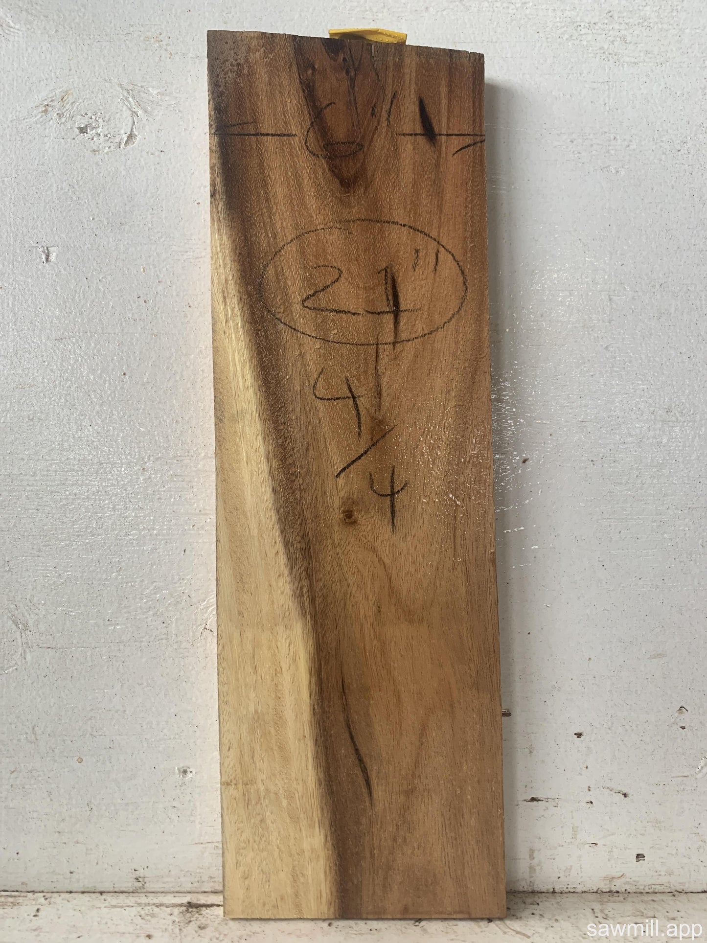1" x 6" x 21" Monkeypod