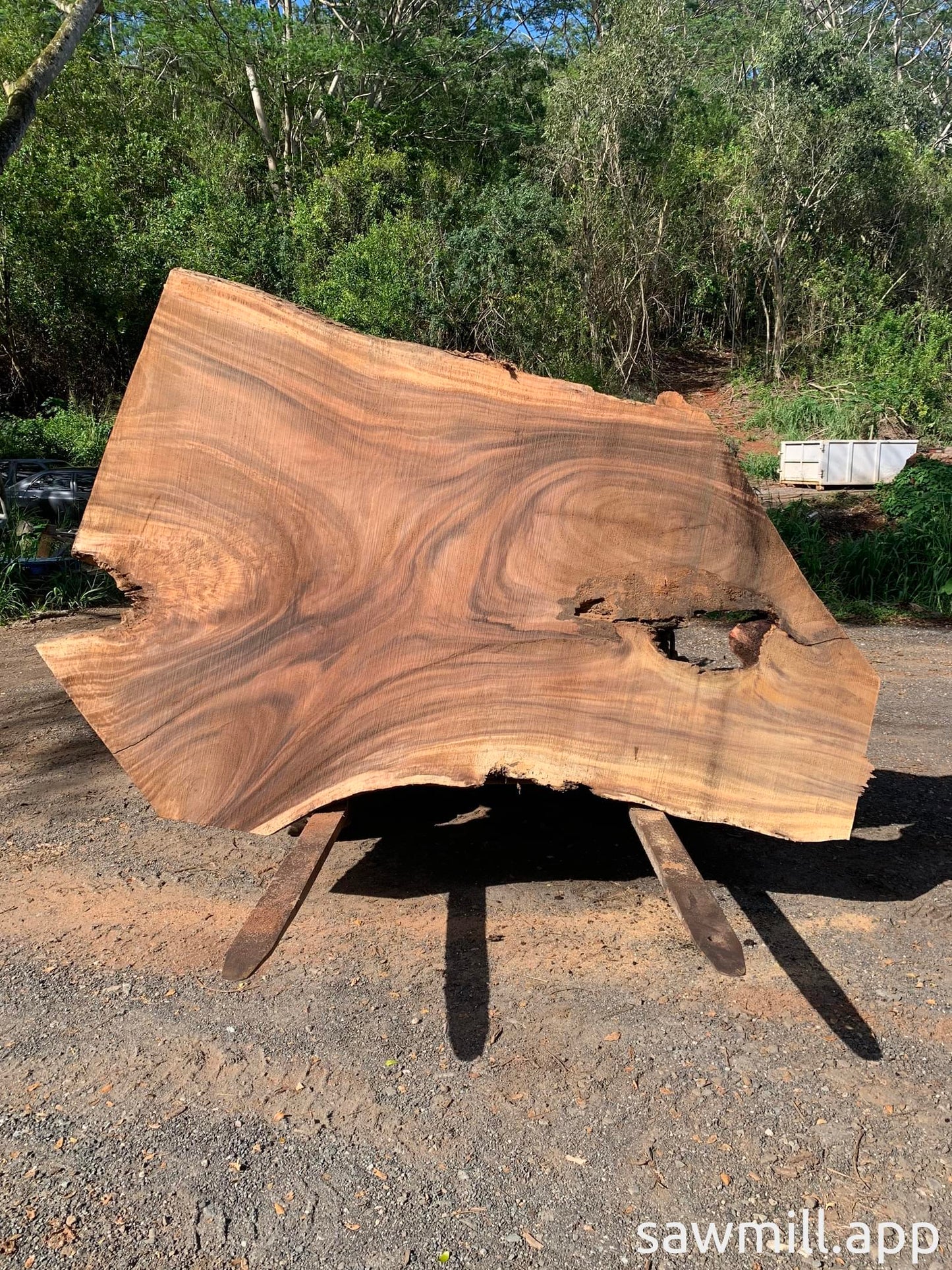2" x 69" x 96" Monkeypod