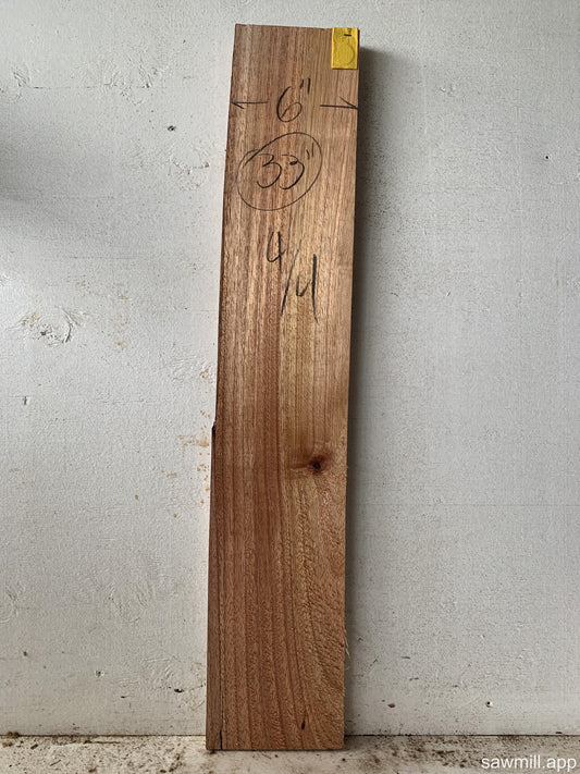 1" x 6" x 33" Albizia