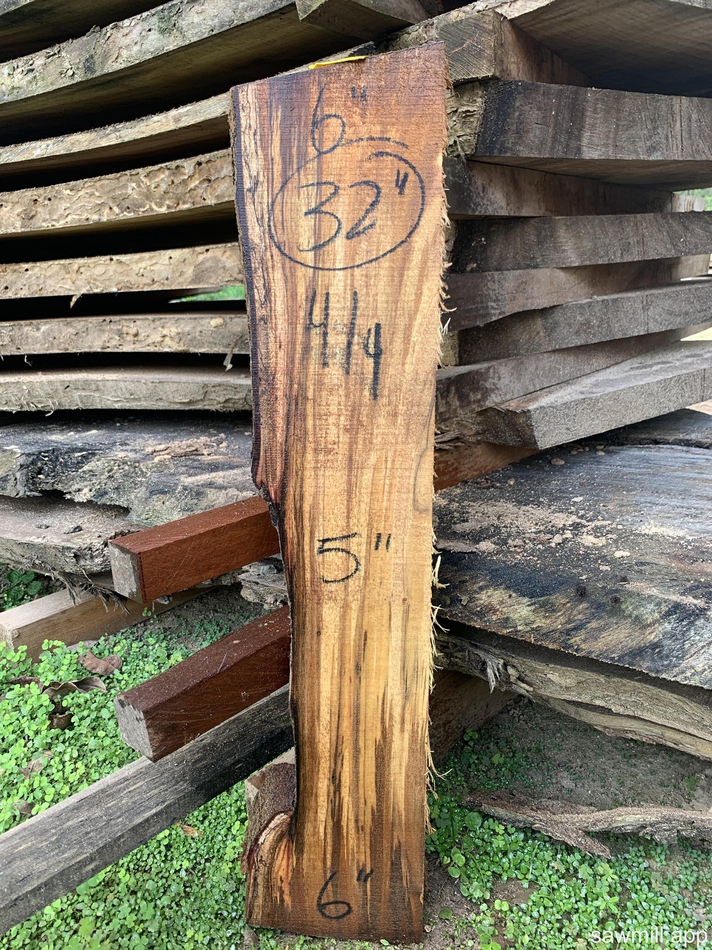 1" x 6" x 32" Koa